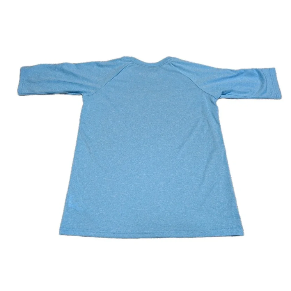 Nike Top Rash Guard Youth Short Sleeve Summer Swim Dri Fit Blue Surf XL